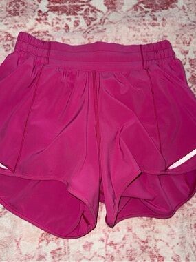 lululemon athletica Fuchsia Layered Run Shorts